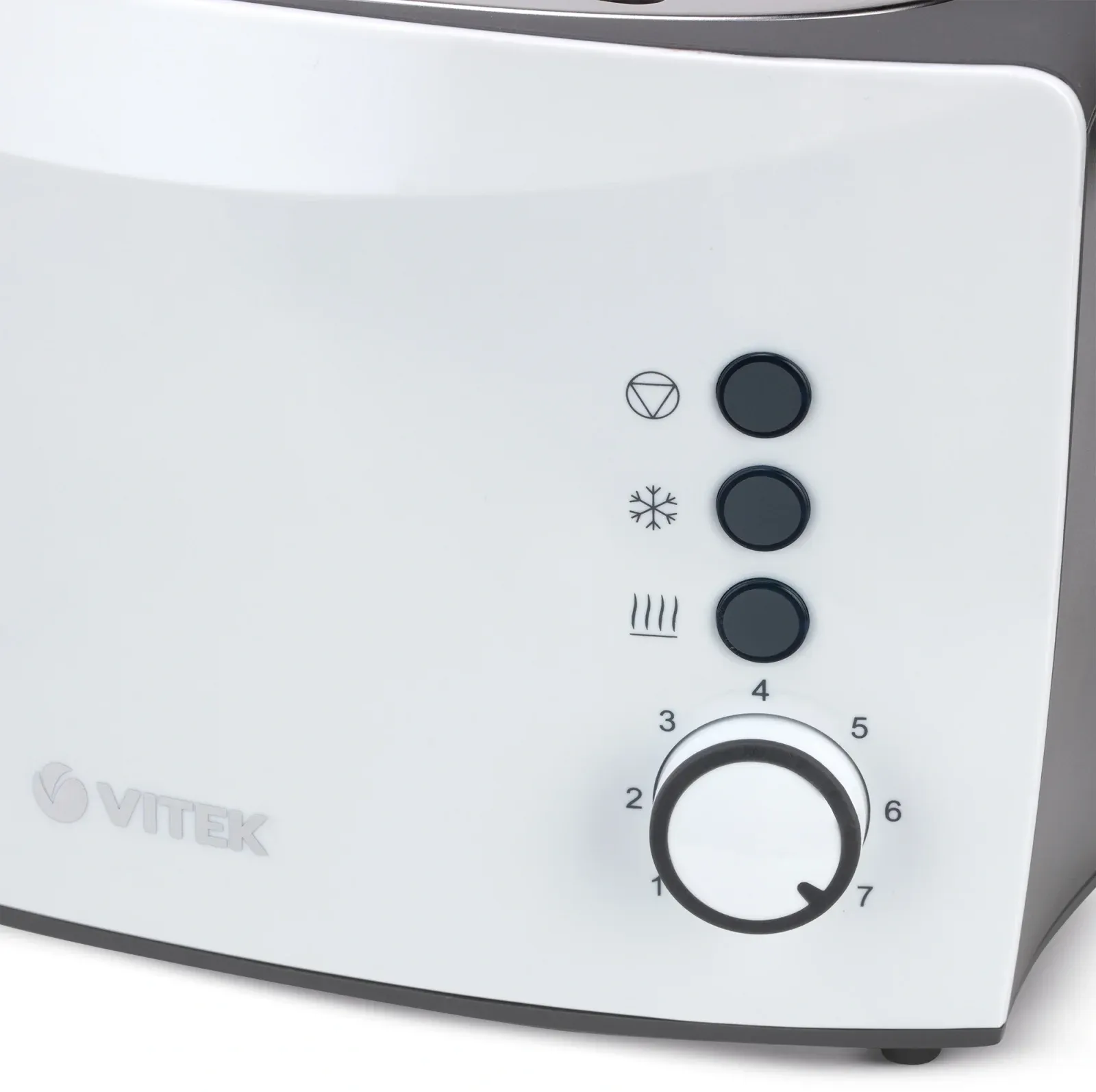 Тостер Vitek VT-7166 800Вт черный/белый - фото 3
