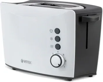 Тостер Vitek VT-7166 800Вт черный/белый - фото 6