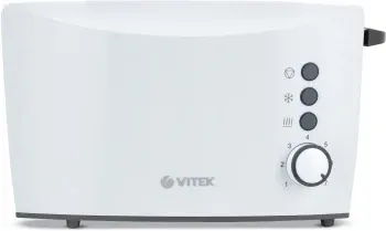 Тостер Vitek VT-7166 800Вт черный/белый - фото 7
