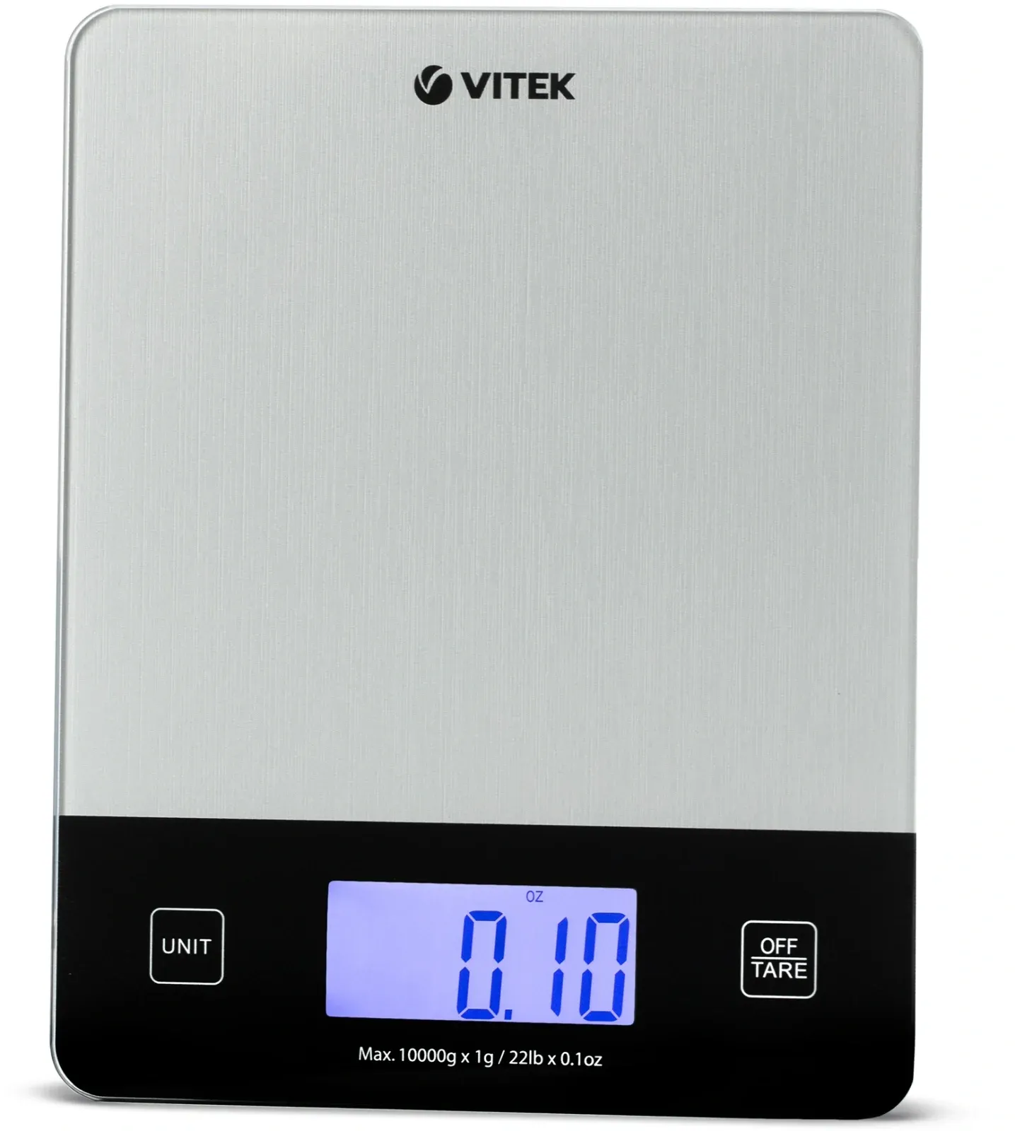 Весы кухонные электронные Vitek VT-8010 макс.вес:10кг серый - фото 1
