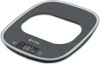 Весы кухонные электронные Vitek Graphite VT-8013 макс.вес:10кг - фото 5