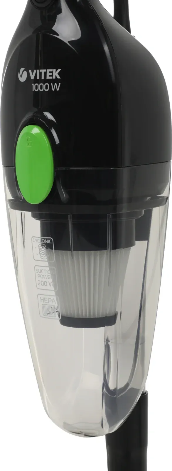 Пылесос ручной Vitek VT-8132 1000Вт черный/зеленый - фото 7