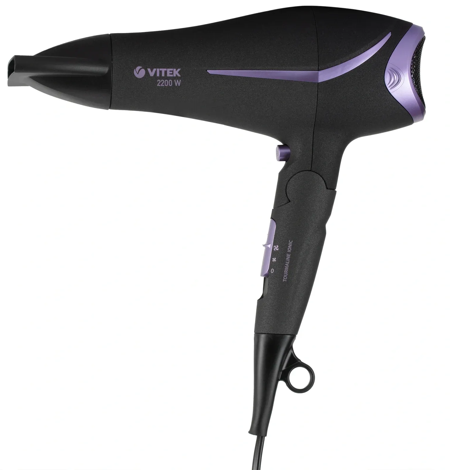 Фен Vitek VT-8207 2200Вт графитовый - фото 1