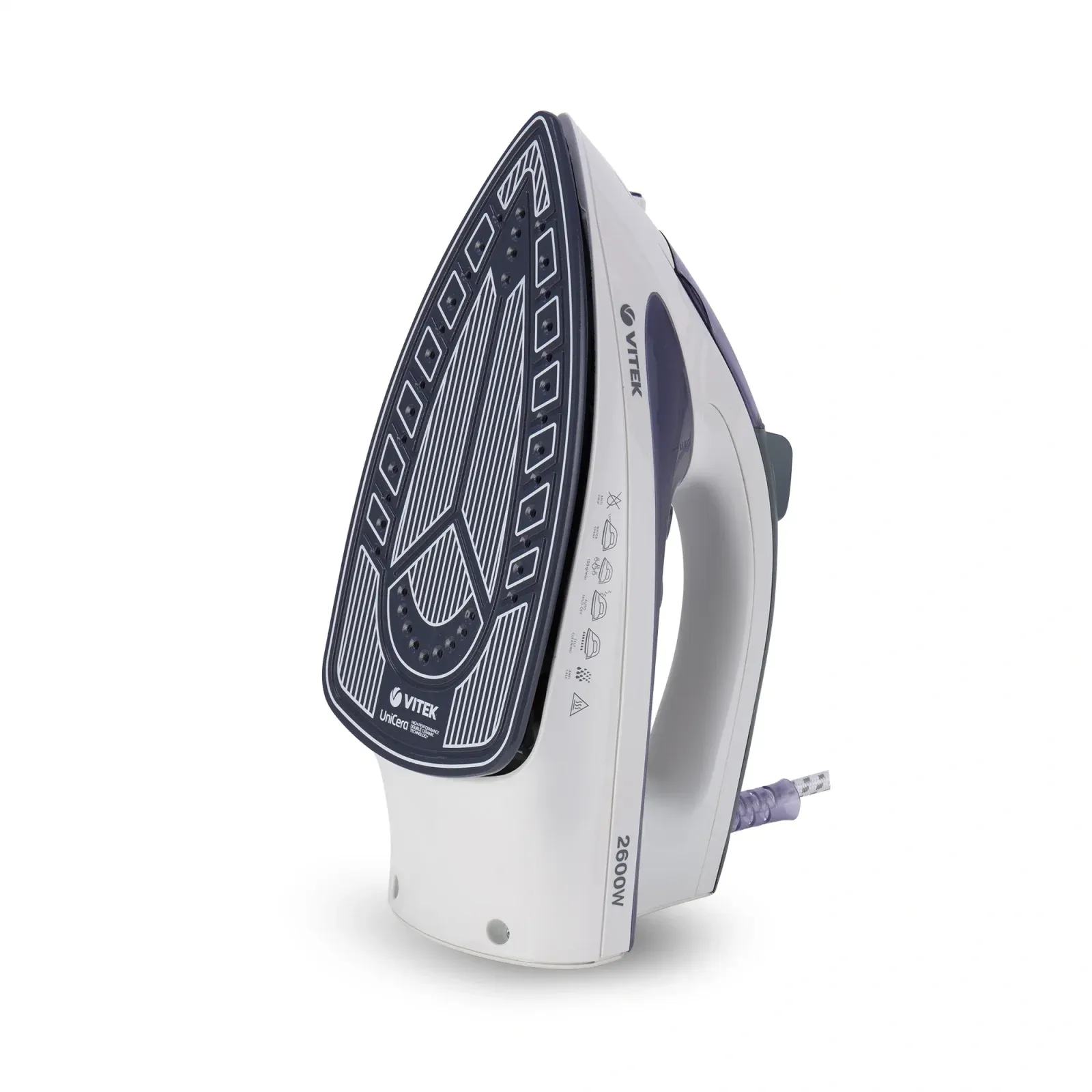 Утюг Vitek VT-8356 2600Вт белый/серый - фото 4