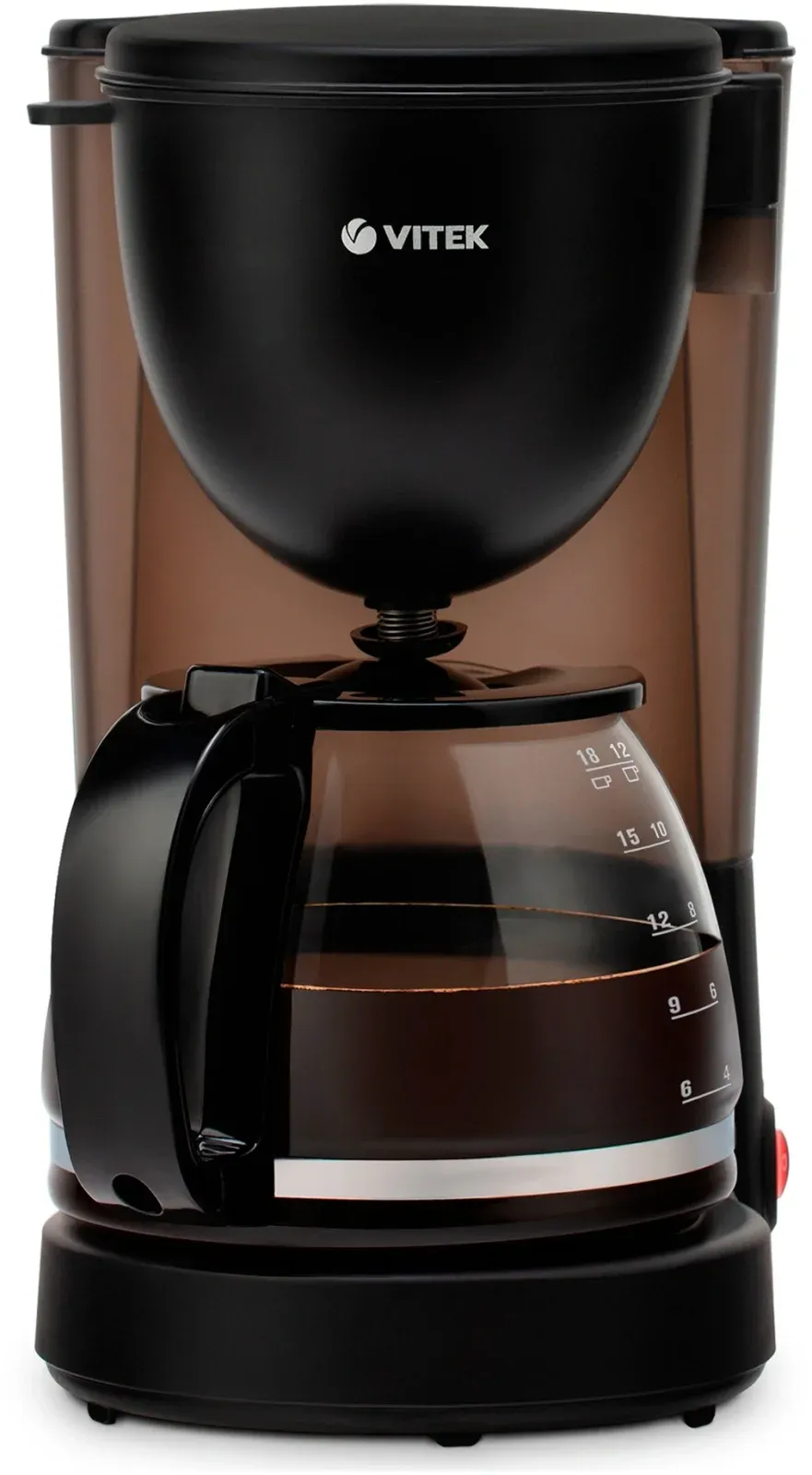 Кофеварка капельная Vitek Prive VT-8380 600Вт черный - фото 2