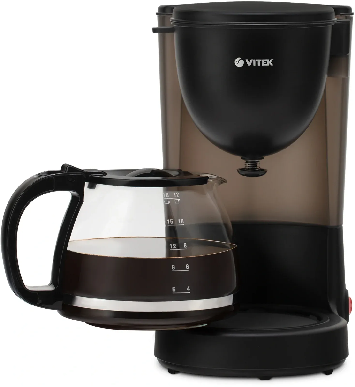 Кофеварка капельная Vitek Prive VT-8380 600Вт черный - фото 3