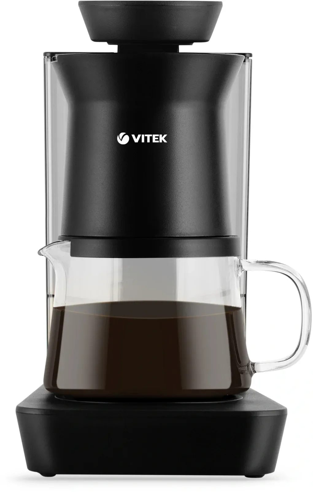 Кофеварка капельная Vitek Metropolis VT-8381 680Вт черный - фото 2