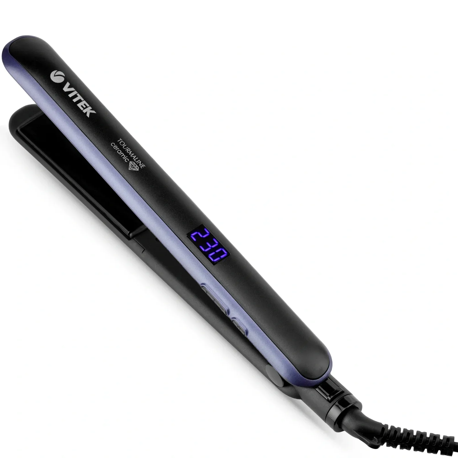 Выпрямитель Vitek VT-8414 40Вт черный макс.темп.:230С покрытие:керамико-турмалиновое - фото 4