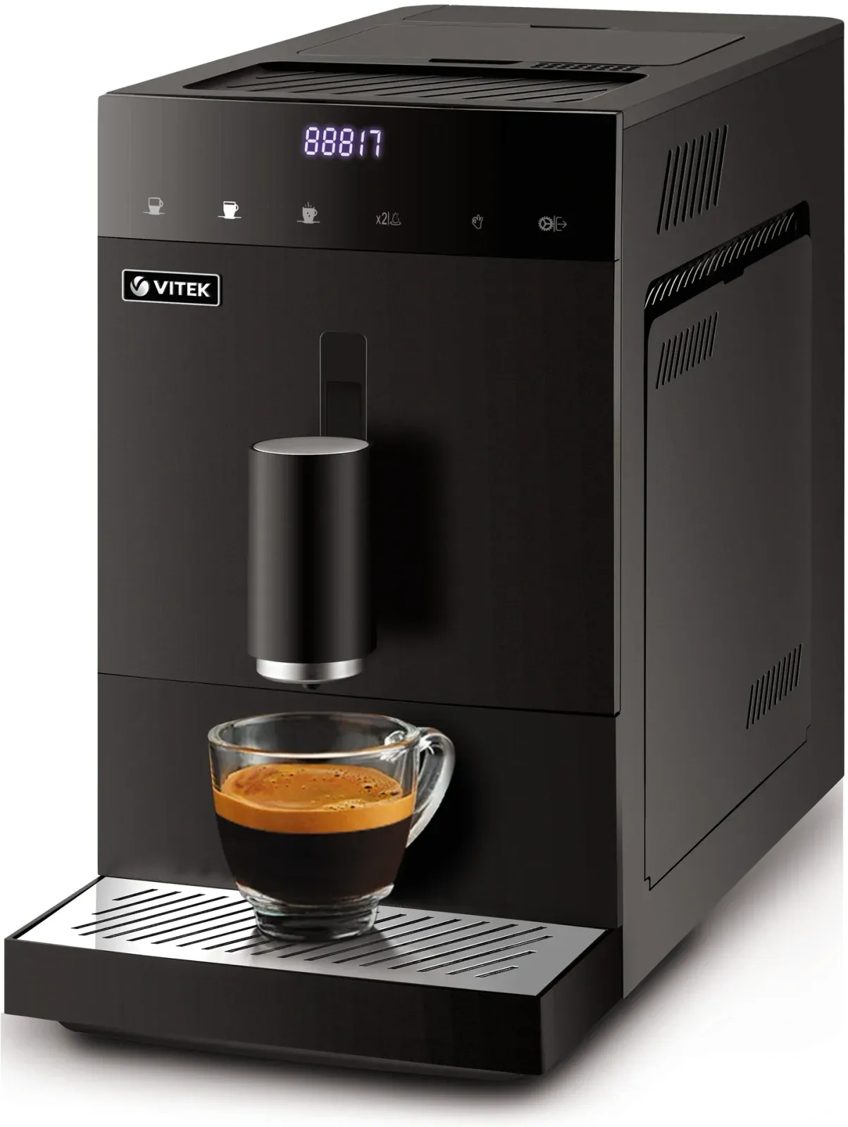 Кофемашина Vitek Metropolis VT-8700 1350Вт черный - фото 6
