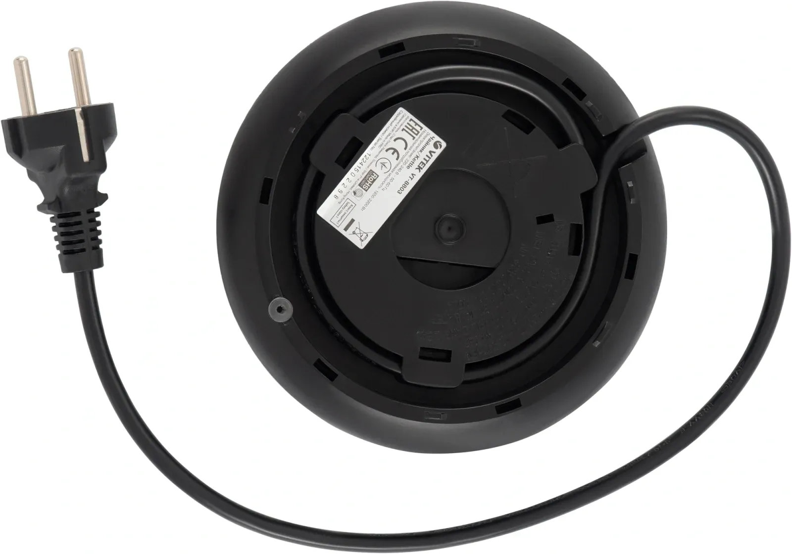 Чайник электрический Vitek VT-8803 1.7л. 2200Вт черный корпус: стекло - фото 8
