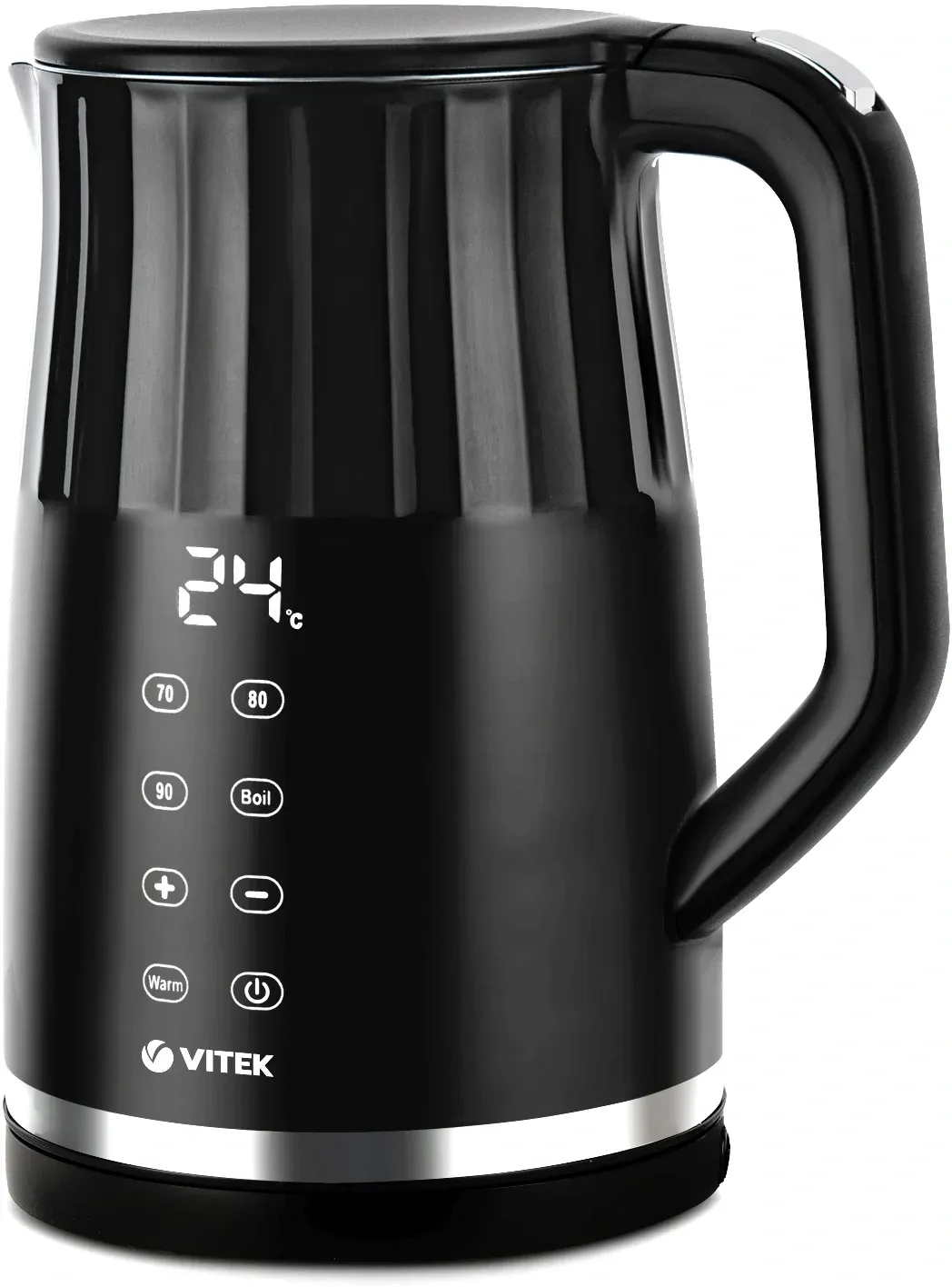 Чайник электрический Vitek Starlight VT-8829 1.7л. 2200Вт черный корпус: металл/пластик - фото 4