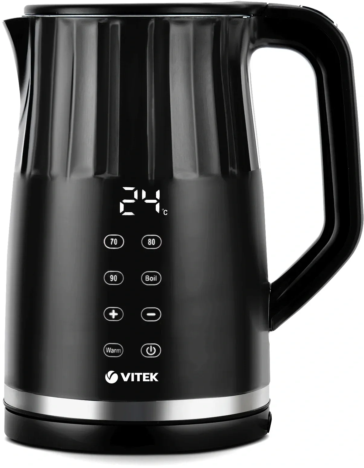 Чайник электрический Vitek Starlight VT-8829 1.7л. 2200Вт черный корпус: металл/пластик - фото 5