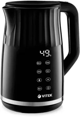 Чайник электрический Vitek Starlight VT-8829 1.7л. 2200Вт черный корпус: металл/пластик - фото 8