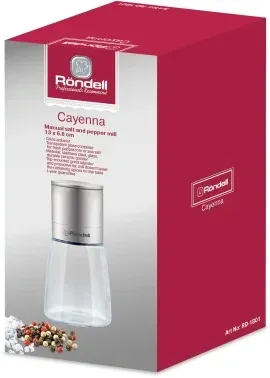 Мельница мех. Rondell Cayenna RD-1801 для перца/соли стальной - фото 4