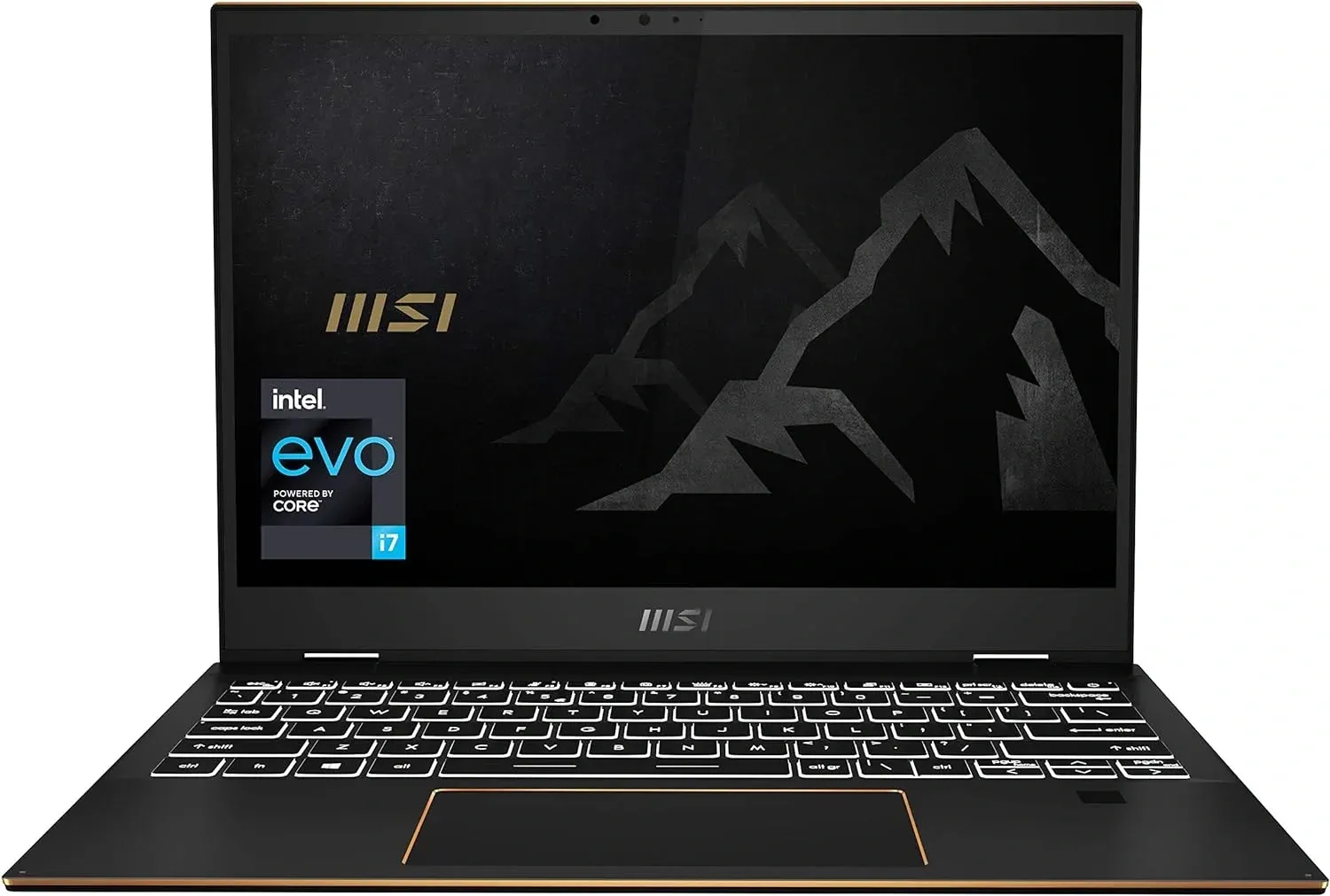 Ноутбук MSI Summit E13 Flip Evo A13MT-243US Core i7 1360P 16Gb SSD1Tb Intel Iris Xe graphics 13.4 IPS Touch FHD+ 1920x1200 Windows 11 Home Multi Language black WiFi BT Cam 9S7-13P311-243 - фото 1