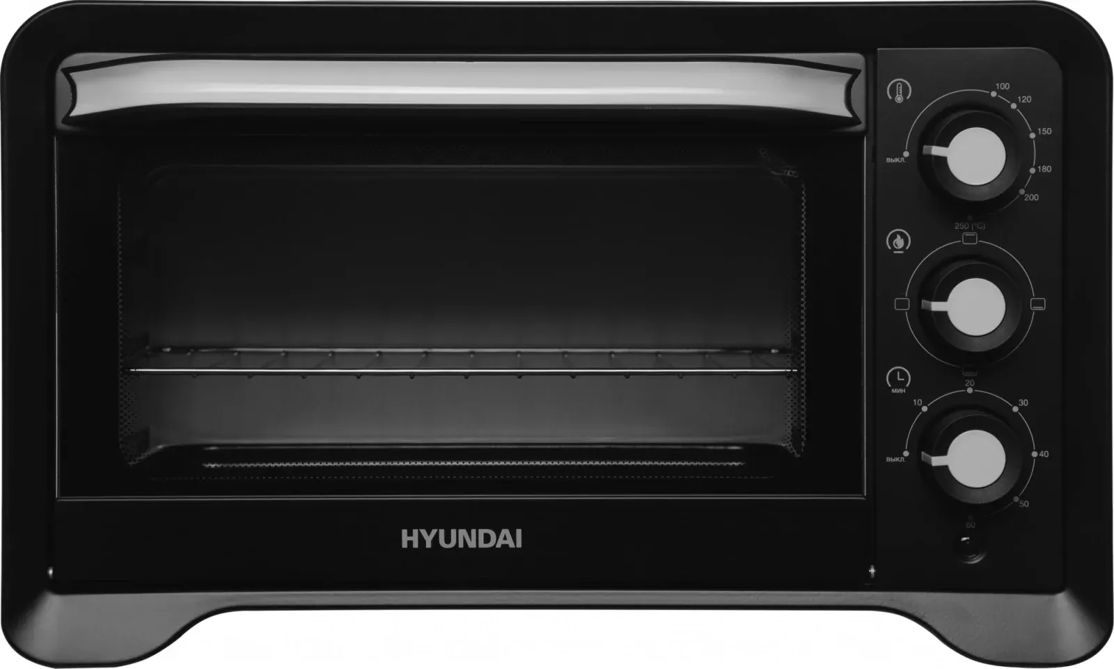 Мини-печь Hyundai MIO-HY103 20л. 1380Вт черный, 20 л - фото 7