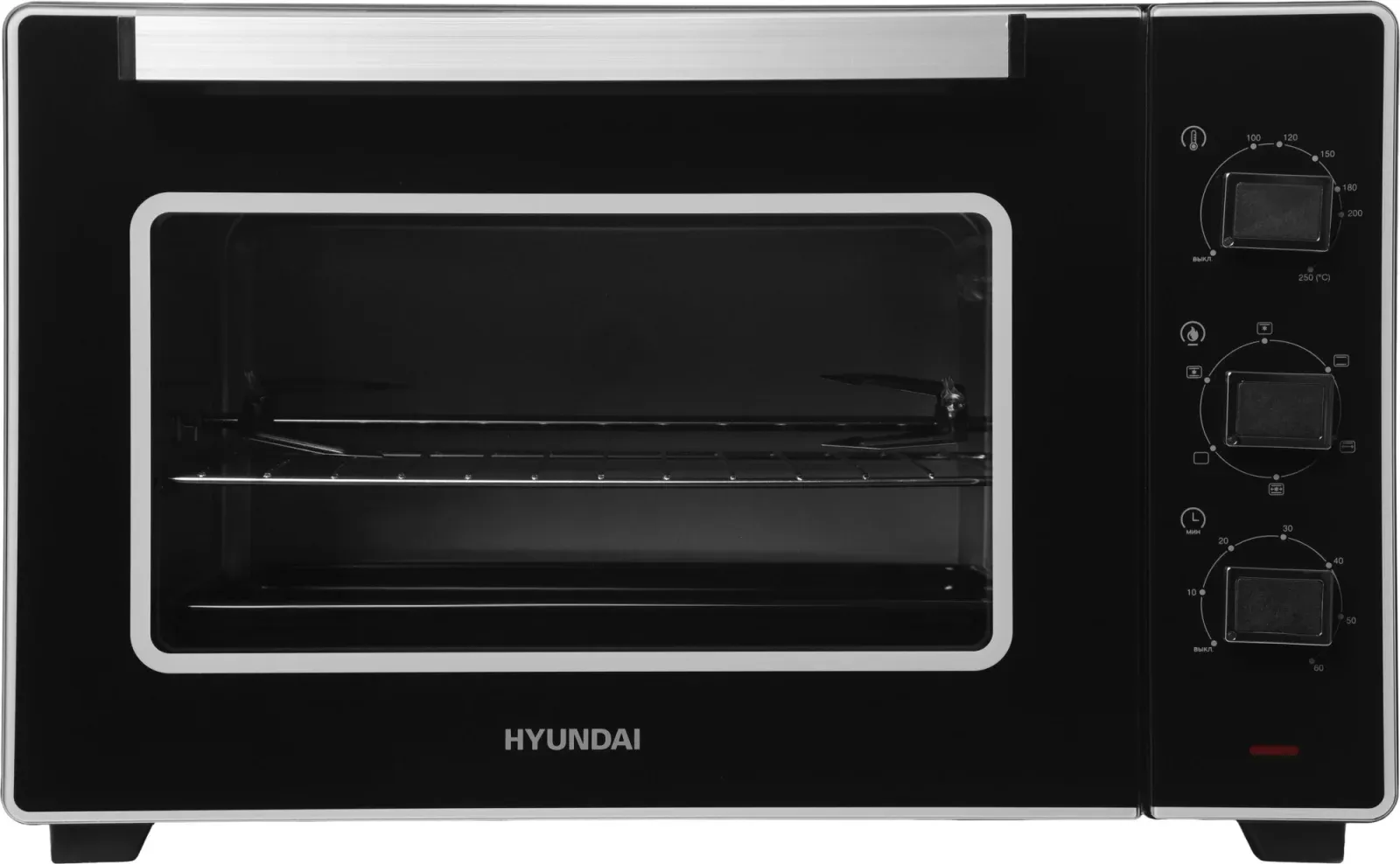 Мини-печь Hyundai MIO-HY107 45л. 2200Вт черный, 45 л - фото 7