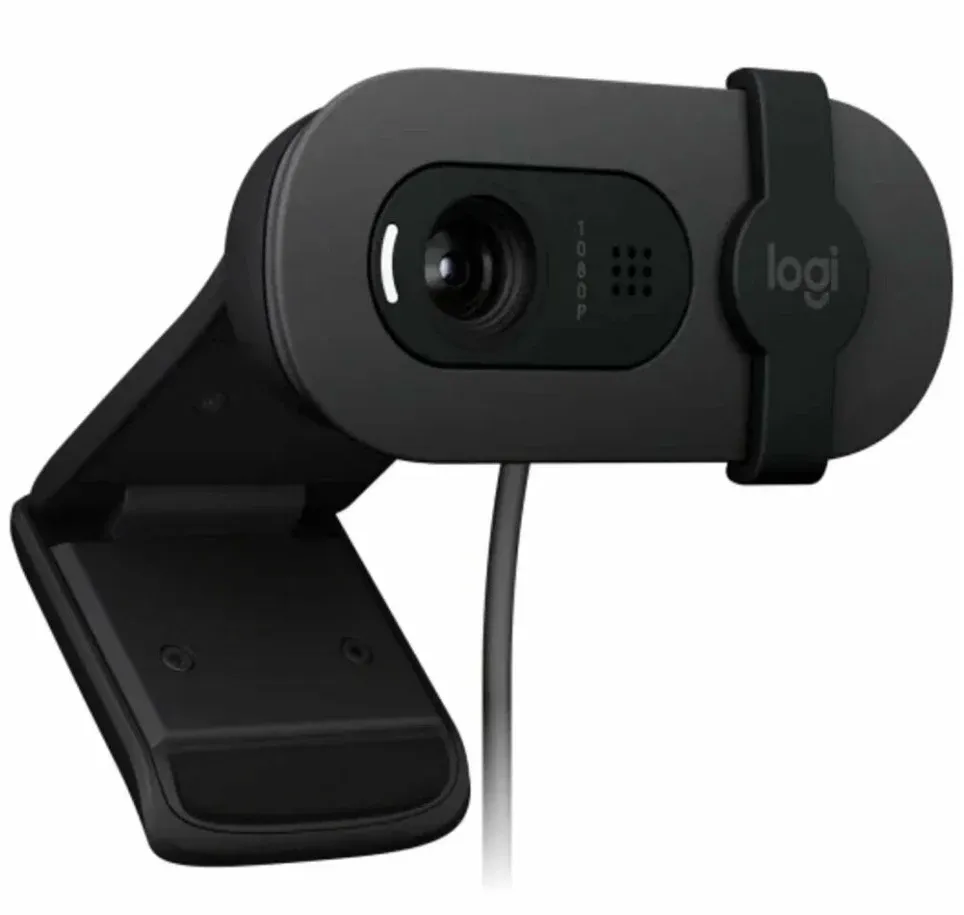 Камера Web Logitech HD Webcam Brio 105 графитовый 2Mpix 1920x1080 USB2.0 с микрофоном для ноутбука 960-001590 - фото 2