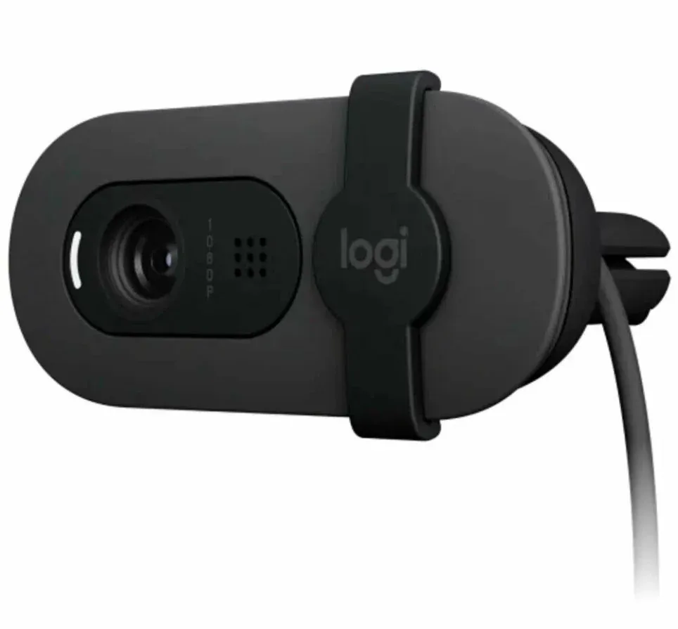 Камера Web Logitech HD Webcam Brio 105 графитовый 2Mpix 1920x1080 USB2.0 с микрофоном для ноутбука 960-001590 - фото 3