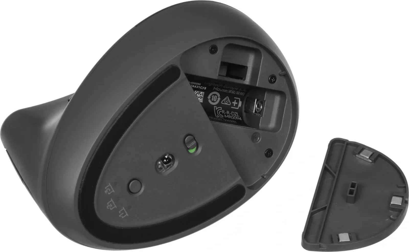 Мышь Logitech Lift графитовый оптическая 4000dpi silent беспров. BT/Radio USB для ноутбука 5but 910-006485 - фото 8