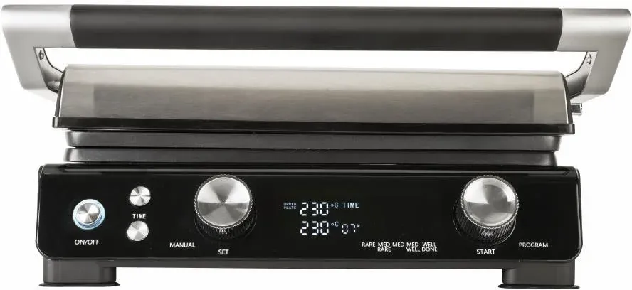 Электрогриль Thomson GC30E01 2000Вт черный/серебристый - фото 2