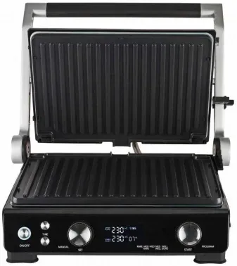 Электрогриль Thomson GC30E01 2000Вт черный/серебристый - фото 6