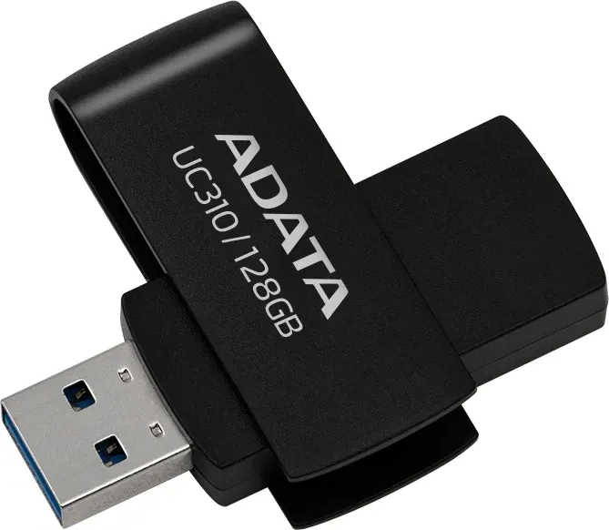 Флеш Диск A-Data 128GB UC310 UC310-128G-RBK USB3.2 черный, 128 ГБ - фото 2