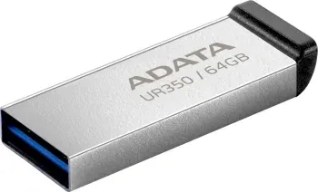 Флеш Диск A-Data 64GB UR350 UR350-64G-RSR/BK USB3.2 серебристый/черный, 64 ГБ - фото 8
