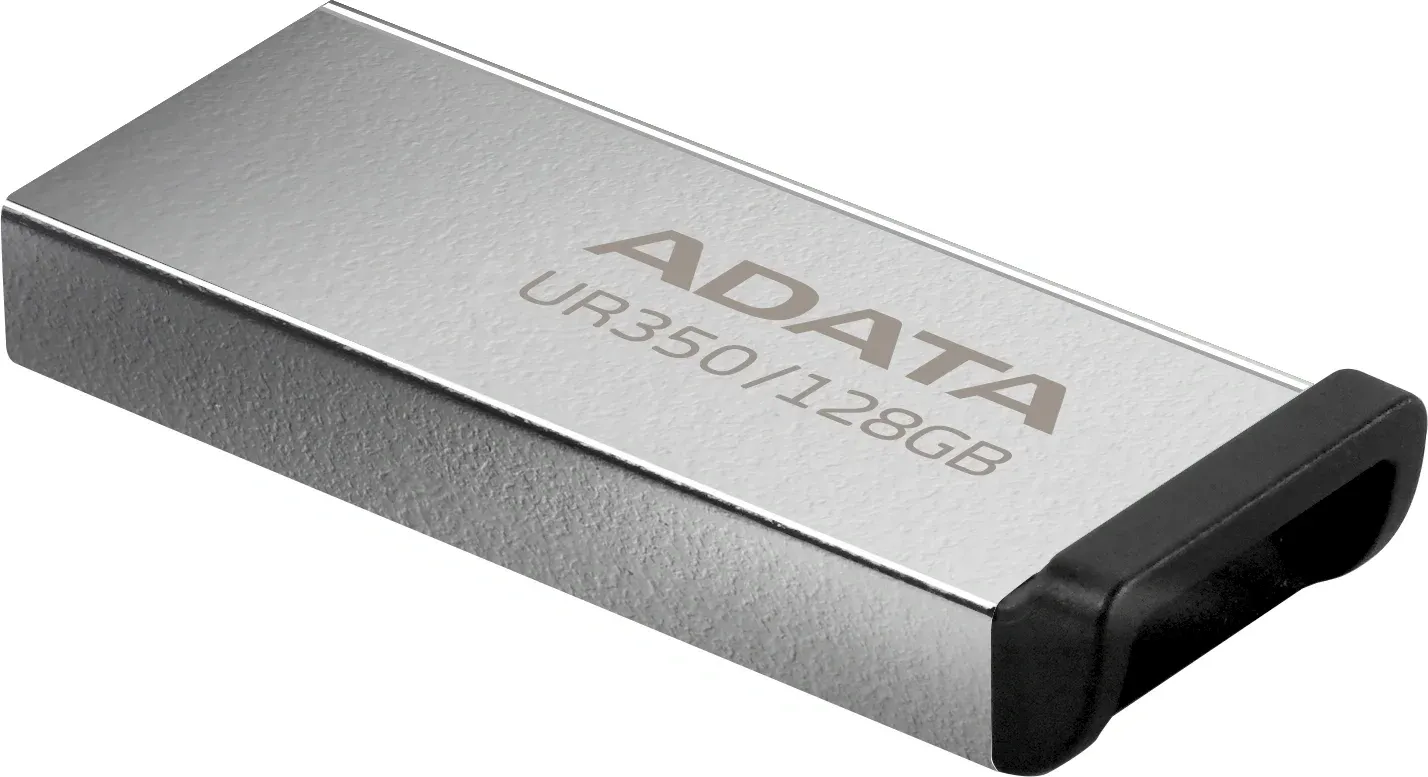 Флеш Диск A-Data 128GB UR350 UR350-128G-RSR/BK USB3.2 серебристый/черный, 128 ГБ - фото 3