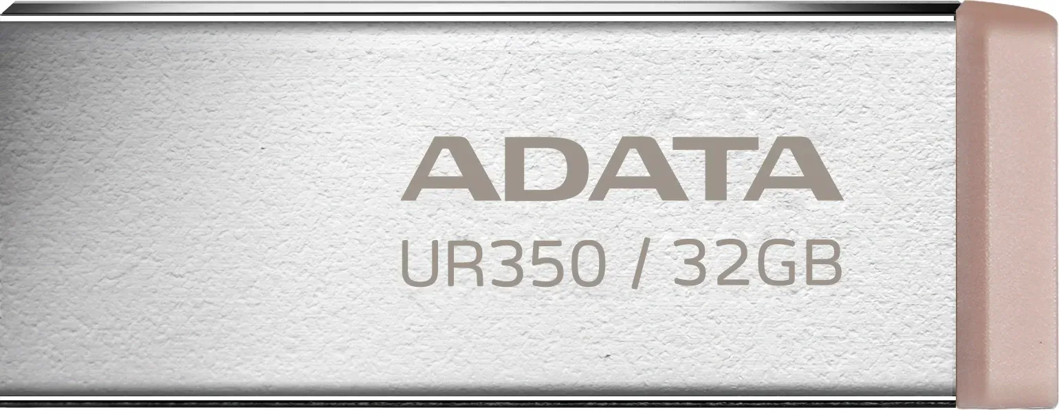 Флеш Диск A-Data 32GB UR350 UR350-32G-RSR/BG USB3.2 серебристый/коричневый, 32 ГБ - фото 3