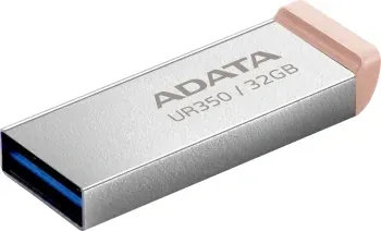 Флеш Диск A-Data 32GB UR350 UR350-32G-RSR/BG USB3.2 серебристый/коричневый, 32 ГБ - фото 7