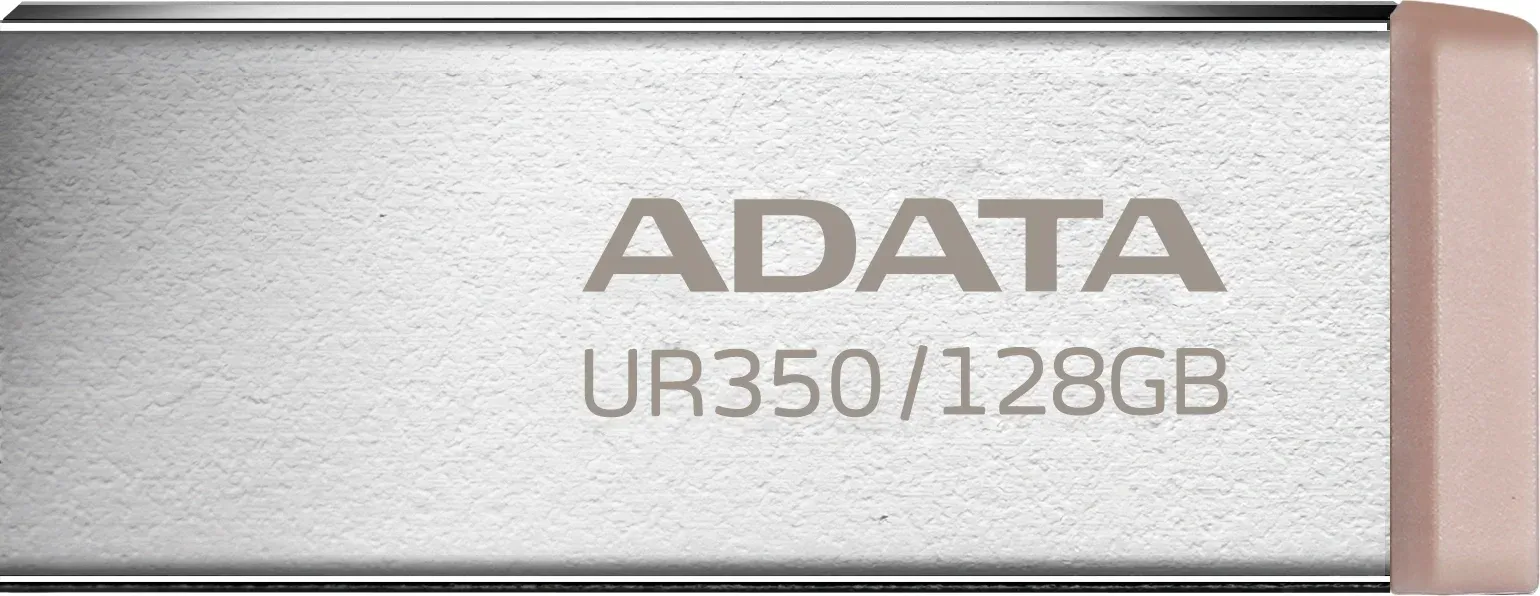 Флеш Диск A-Data 128GB UR350 UR350-128G-RSR/BG USB3.2 серебристый/коричневый, 128 ГБ - фото 2