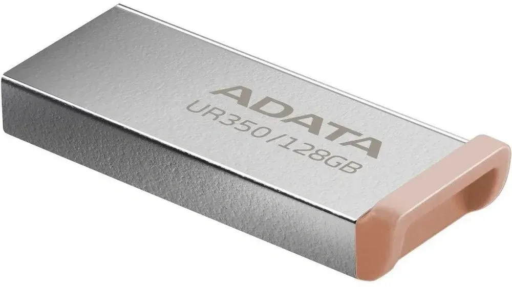 Флеш Диск A-Data 128GB UR350 UR350-128G-RSR/BG USB3.2 серебристый/коричневый, 128 ГБ - фото 4