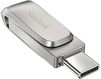 Флеш Диск Sandisk 1TB Ultra Dual Drive Luxe SDDDC4-1T00-G46 USB3.0 серебристый, 1024 ГБ - фото 4
