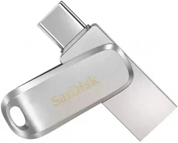 Флеш Диск Sandisk 1TB Ultra Dual Drive Luxe SDDDC4-1T00-G46 USB3.0 серебристый, 1024 ГБ - фото 5