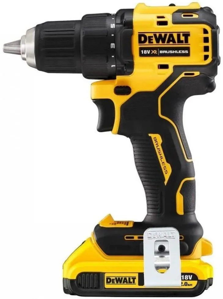Дрель-шуруповерт DeWalt DCD708D2T-QW 340Вт аккум. патрон:быстрозажимной кейс в комплекте - фото 2
