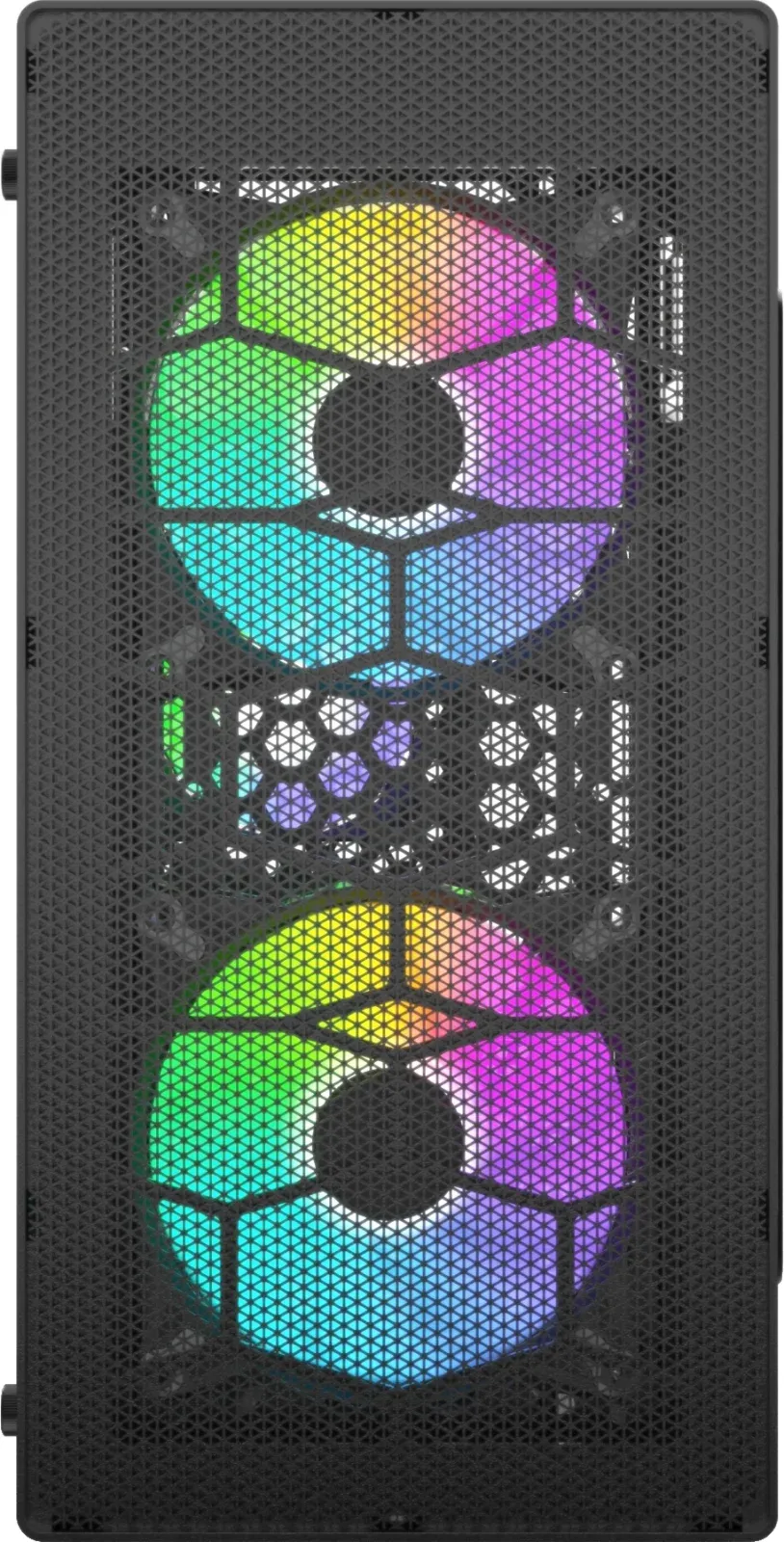 Корпус Bloody BD-CC101F черный без БП mATX 1x80mm 1x92mm 2xUSB2.0 1xUSB3.0 audio - фото 2