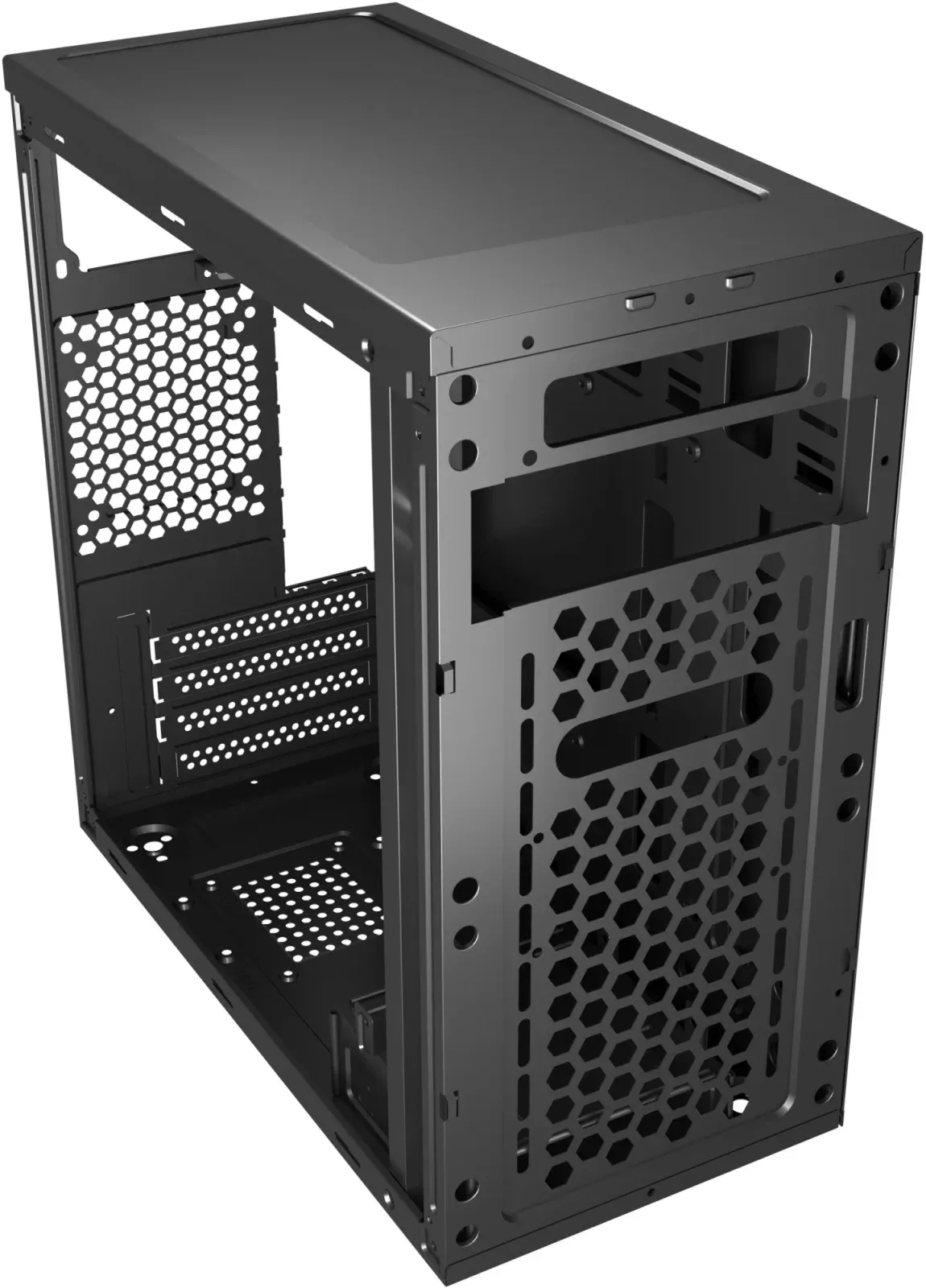 Корпус Bloody BD-CC101F черный без БП mATX 1x80mm 1x92mm 2xUSB2.0 1xUSB3.0 audio - фото 3