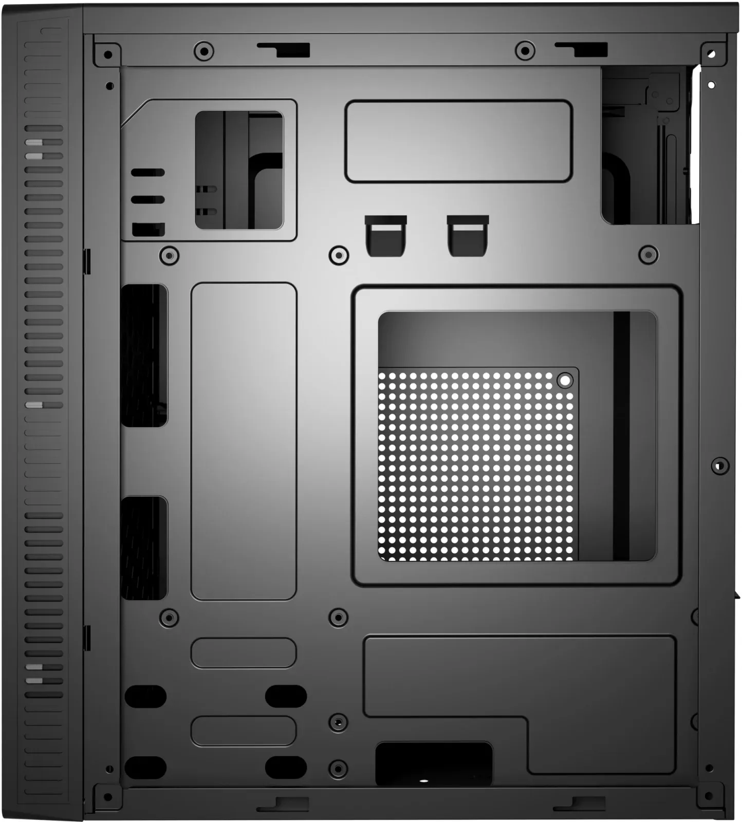 Корпус Bloody BD-CC101F черный без БП mATX 1x80mm 1x92mm 2xUSB2.0 1xUSB3.0 audio - фото 5