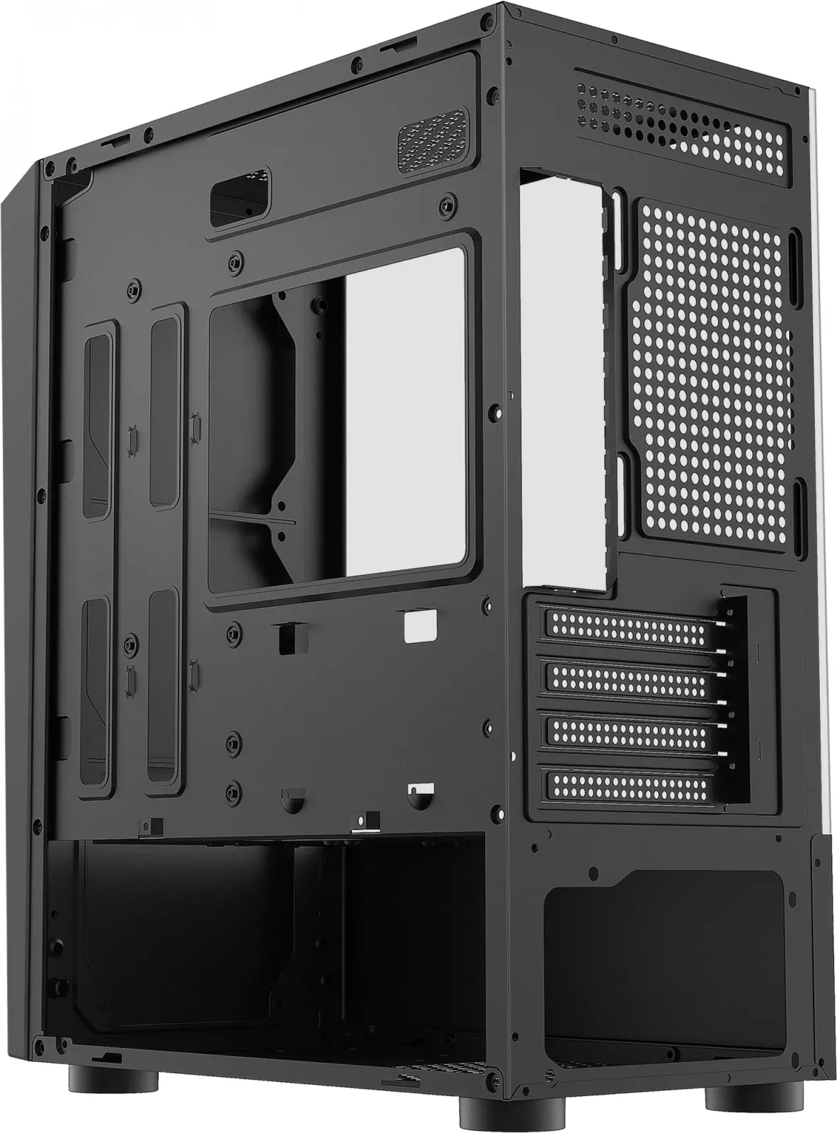 Корпус Bloody BD-CC102F черный без БП mATX 4x120mm 2xUSB2.0 1xUSB3.0 audio bott PSU - фото 6