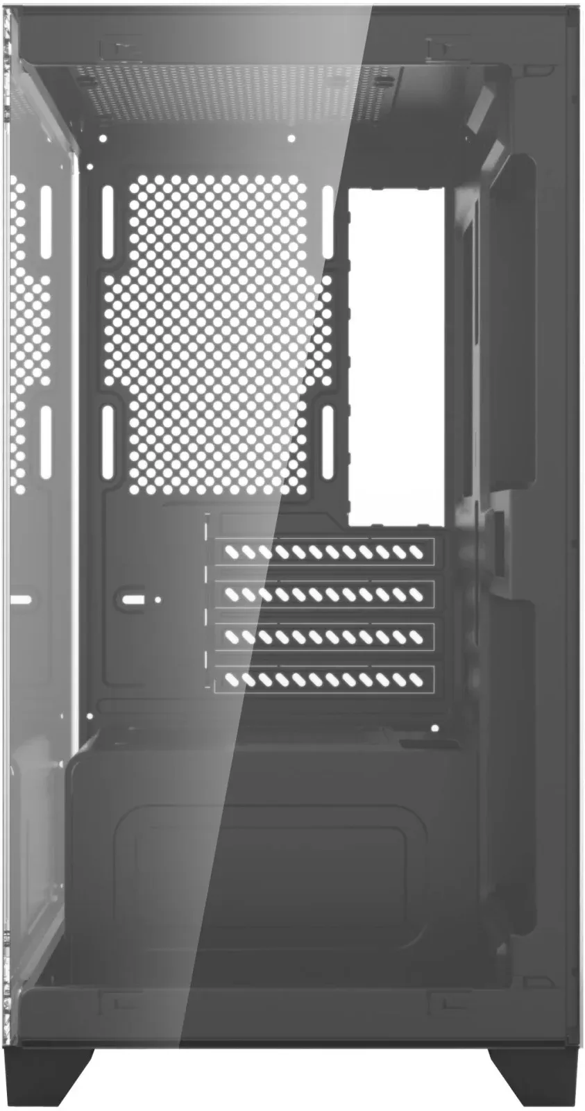 Корпус Bloody BD-CC103 черный без БП mATX 7x120mm 1xUSB2.0 1xUSB3.0 audio bott PSU - фото 6