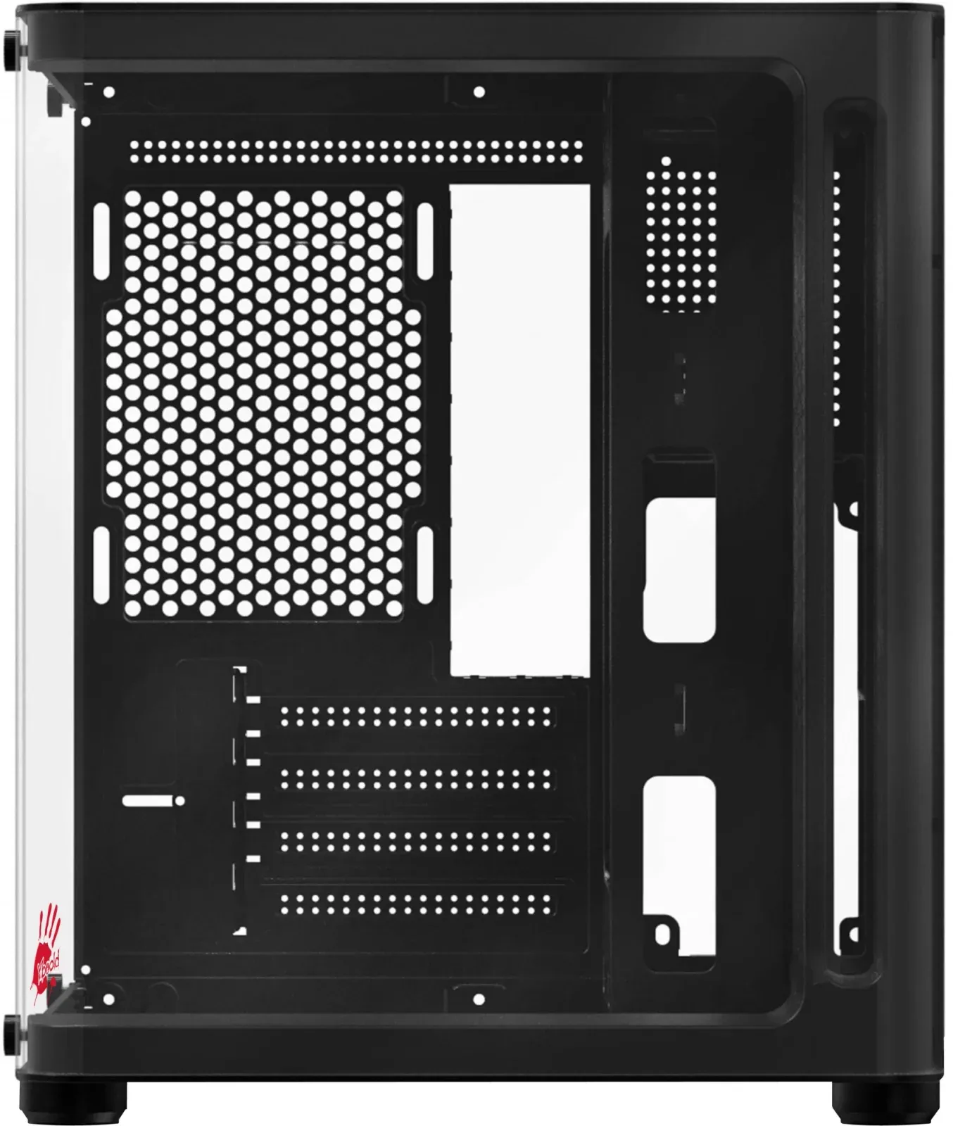 Корпус Bloody BD-CC104 черный без БП mATX 5x120mm 1xUSB2.0 1xUSB3.0 audio - фото 5