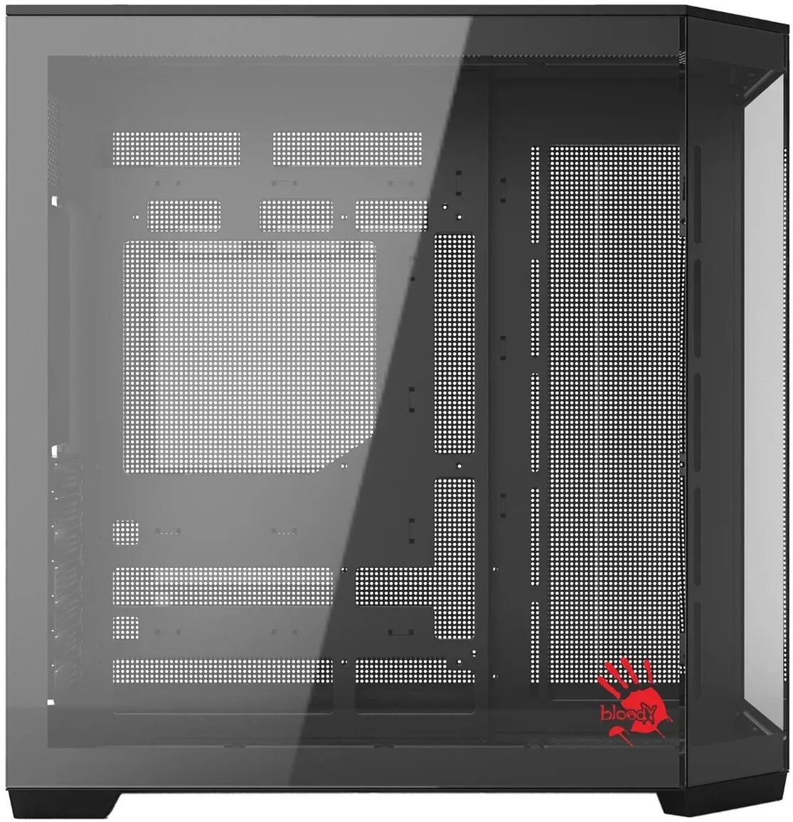Корпус Bloody BD-CC109 черный без БП ATX 10x120mm 2xUSB3.0 audio - фото 3