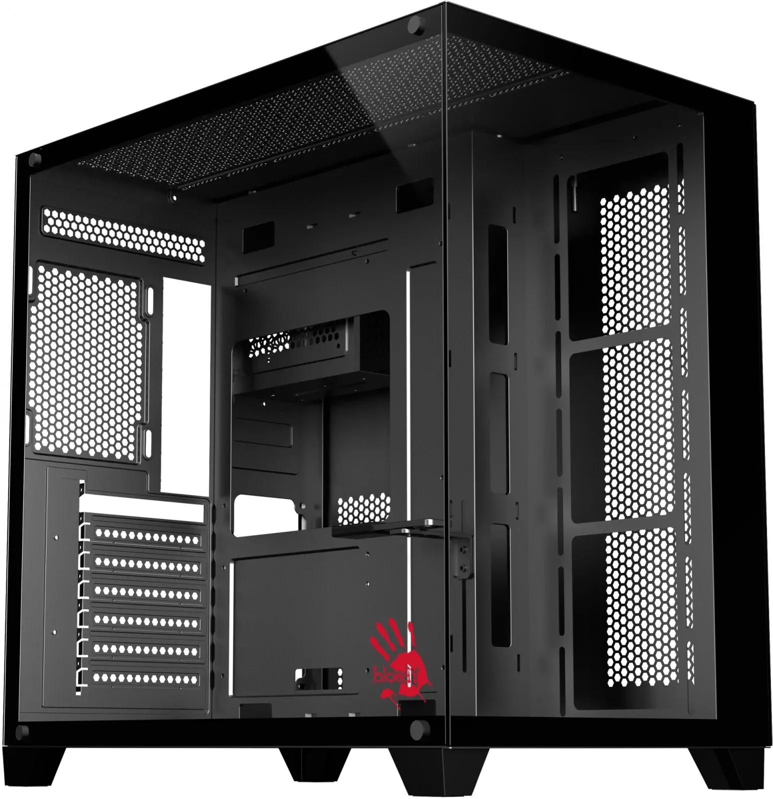 Корпус Bloody BD-CC111 черный без БП ATX 10x120mm 1xUSB2.0 1xUSB3.0 audio - фото 2