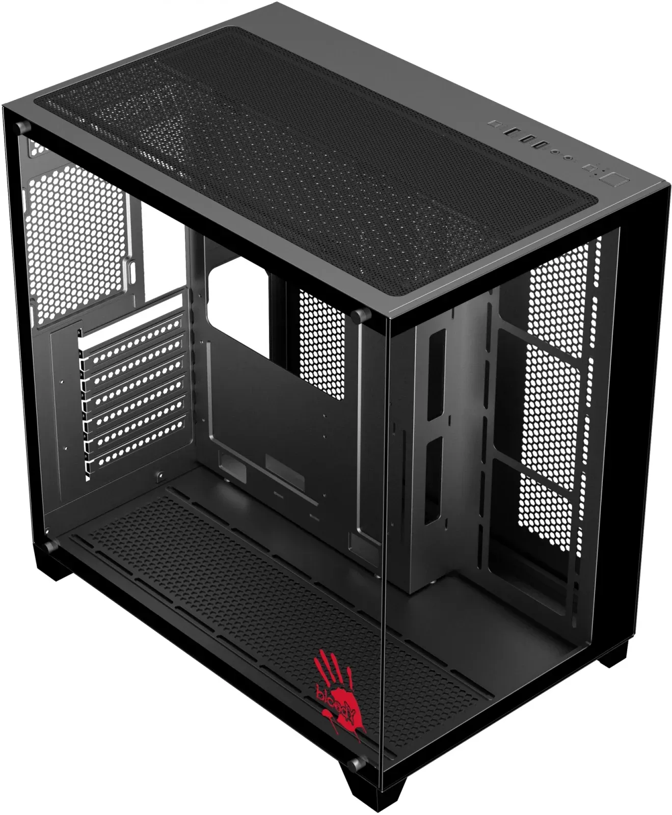 Корпус Bloody BD-CC111 черный без БП ATX 10x120mm 1xUSB2.0 1xUSB3.0 audio - фото 3