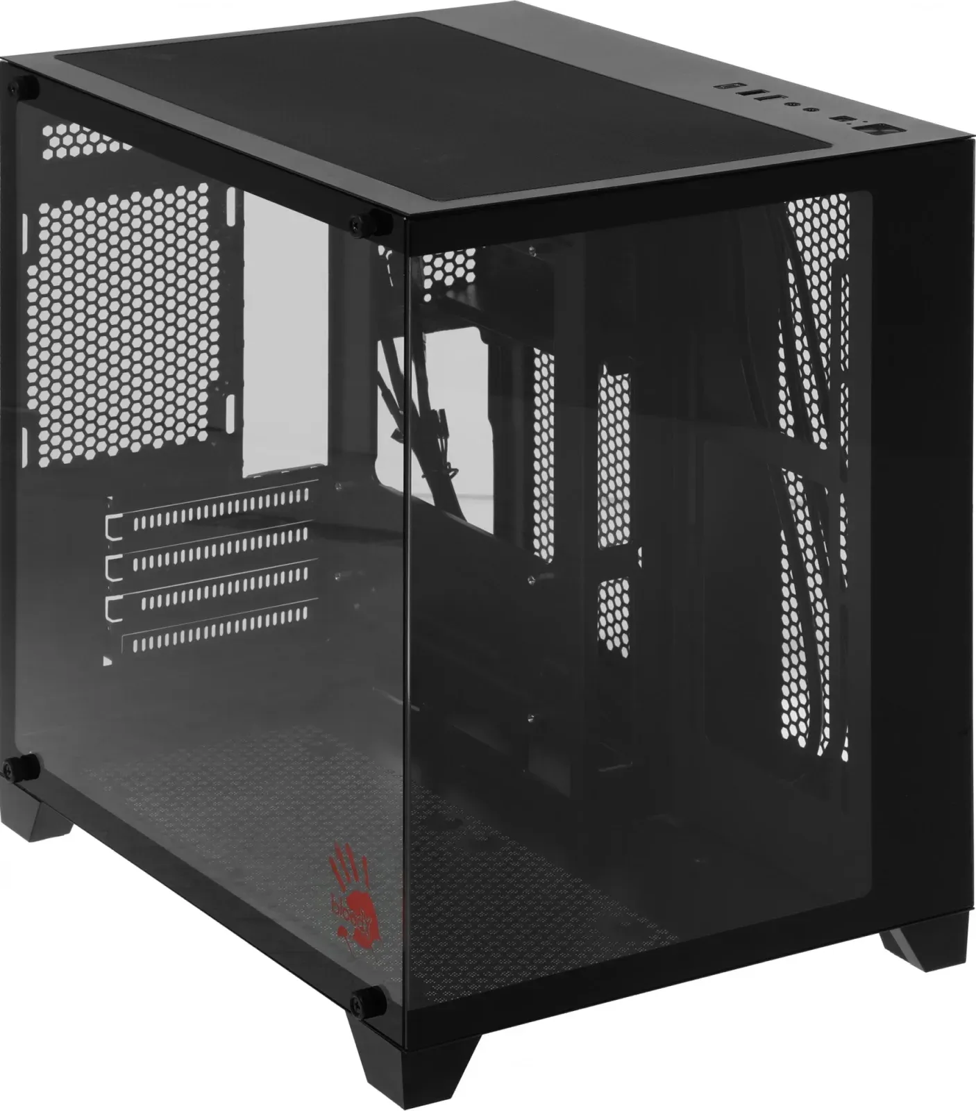 Корпус Bloody BD-CC105 черный без БП mATX 5x120mm 1xUSB2.0 1xUSB3.0 audio bott PSU - фото 5