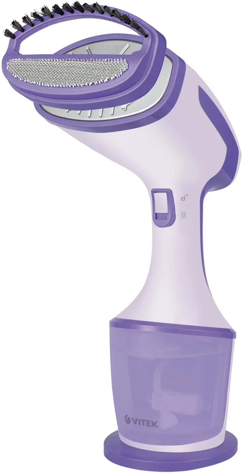 Отпариватель ручной Vitek VT-2660 1600Вт белый/фиолетовый - фото 2
