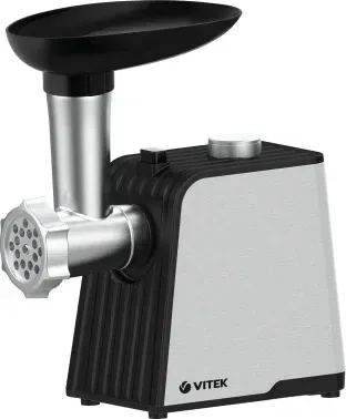Мясорубка Vitek VT-3602 2200Вт стальной/черный - фото 2