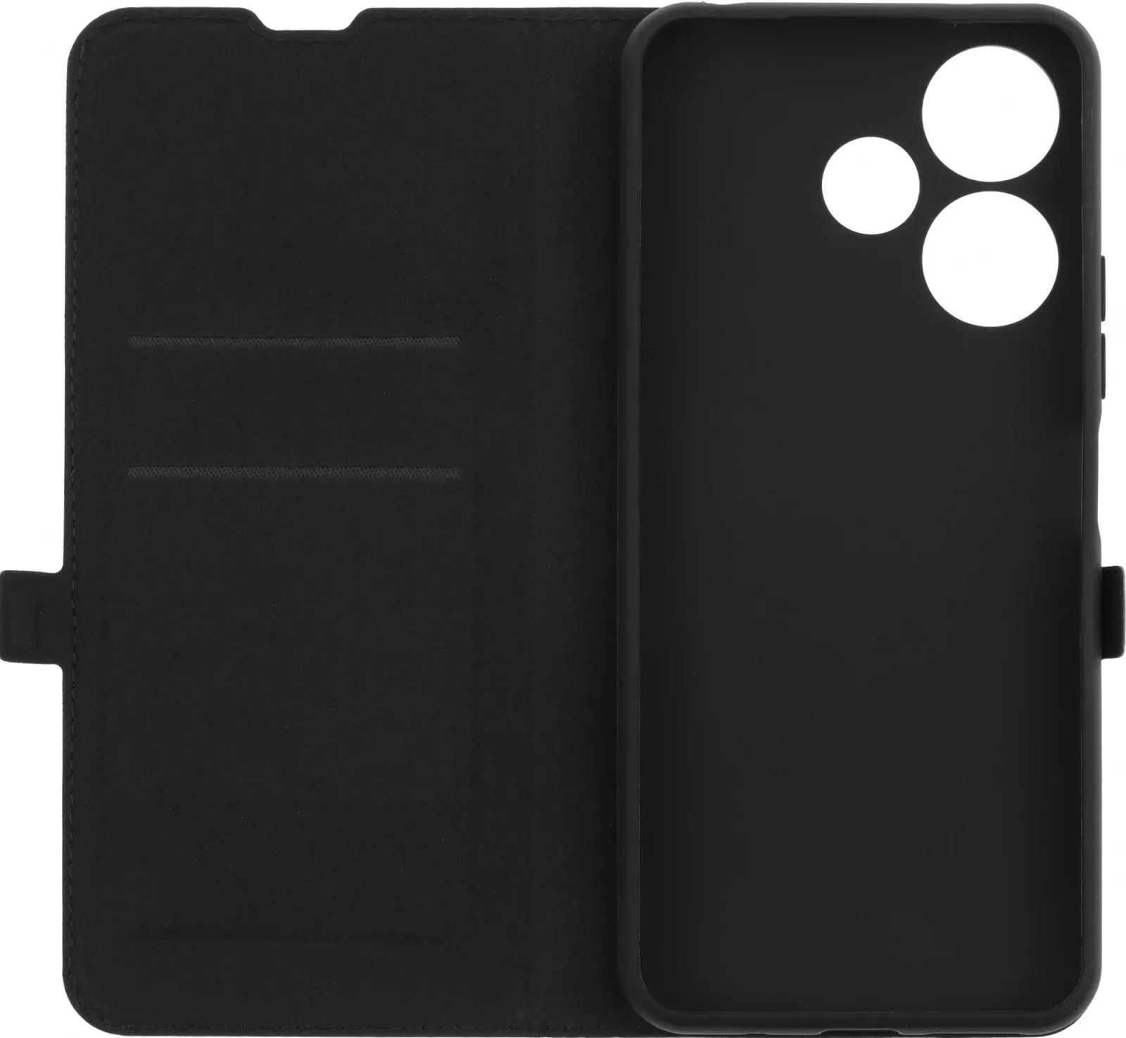 Чехол флип-кейс BoraSCO для Xiaomi Poco M6 4G Book Case черный 73622 - фото 5
