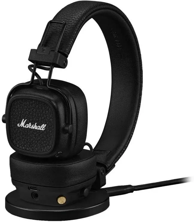 Гарнитура накладные Marshall Major V черный беспроводные bluetooth оголовье MAJOR V BLACK - фото 3